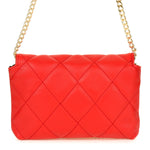 Quilted satchel bag