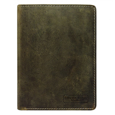Forever Young by 4U Cavaldi - Vertical brown wallet for men