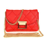 Quilted satchel bag